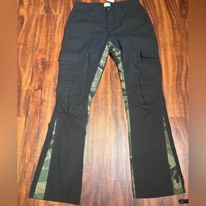 EPTM Stacked Flared Cargo Pants